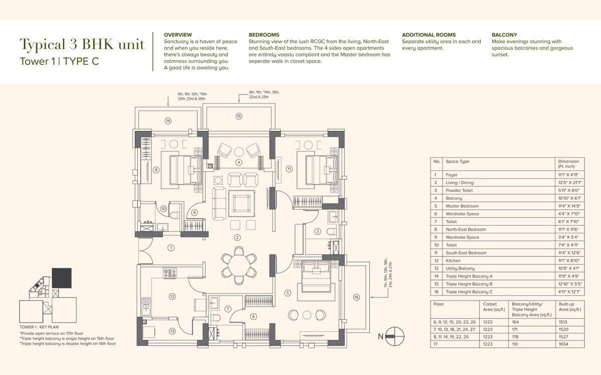 Srijan Palladina 4.5 BHK Duplex Layout Plan